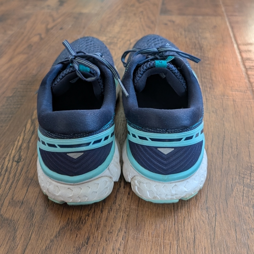 Brooks Women's Ghost 11 Running Shoes Women's Navy and Teal US 9.5M - Picture 4 of 7